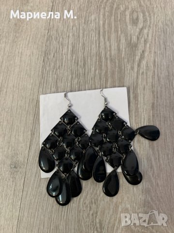 Обеци черни