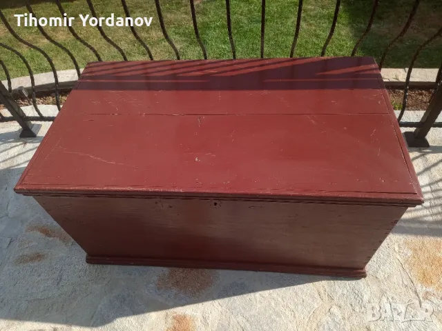 Дървен сандък- ракла., снимка 6 - Антикварни и старинни предмети - 47356359