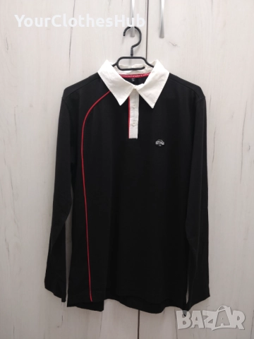 НОВА Mercedes-Benz S size Мъжка блуза с дълъг ръкав и яка, снимка 7 - Блузи с дълъг ръкав и пуловери - 52928366