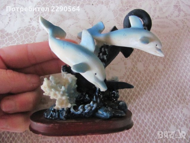 Делфини статуетка, снимка 3 - Декорация за дома - 29461183
