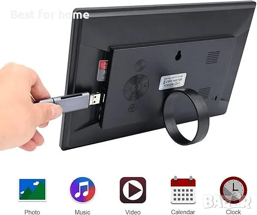 Цифрова фоторамка - 8-инчов екран, HD дисплей FOTOMOON, снимка 4 - Друга електроника - 49827036