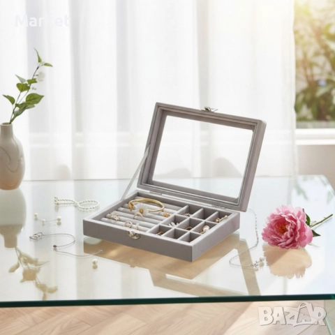 Кутия за съхранение на бижута – 24 места за перфектен ред, снимка 3 - Други - 51811873