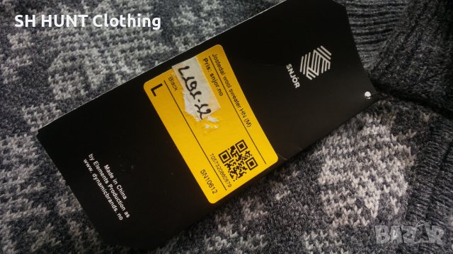 SNJOR Jostedal wool sweater HN размер L за лов риболов туризъм вълнен пуловер - 367, снимка 12 - Пуловери - 42793896