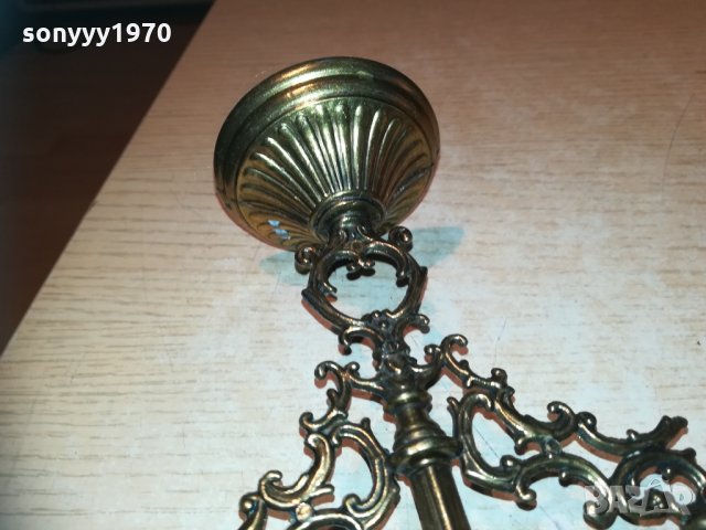 кокетен свещник мед/месинг 0912202029, снимка 13 - Колекции - 31069339