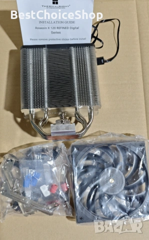 Thermalright Assassin X 120R Охладител за CPU с цифров дисплей – Черен, снимка 5 - Други - 53115354