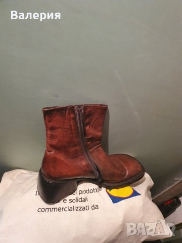 Дамски италиански боти от естествена кожа , снимка 2 - Дамски боти - 37410540