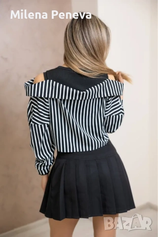 Елегантна блуза, снимка 2 - Блузи с дълъг ръкав и пуловери - 53335102