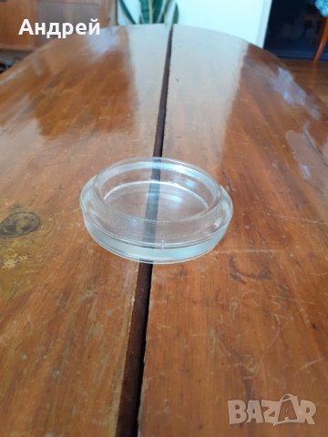 Стар стъклен капак за буркан, снимка 2 - Други ценни предмети - 31506949