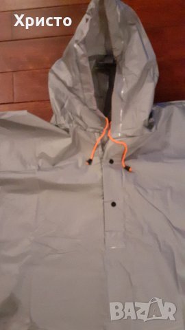 дъждобран сив качествен в чантичка