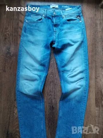 replay grover straight fit jeans - страхотни мъжки дънки КАТО НОВИ 31, снимка 5 - Дънки - 49247332