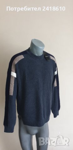 Emporio Armani Oversize Wool/ Cashmere Mens Size S/M НОВО! ОРИГИНАЛ! Мъжки Вълнен Пуловер!, снимка 5 - Пуловери - 42628460