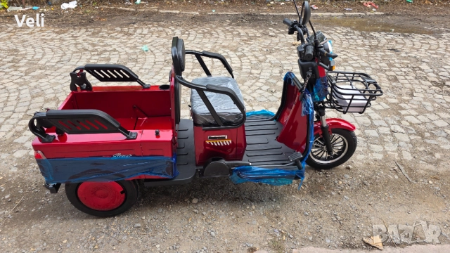 Карго Лукс ел. триколка 1500W,60V , снимка 11 - Мотоциклети и мототехника - 52508482