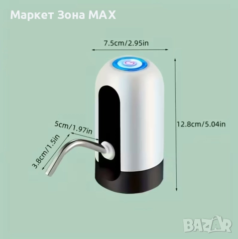 USB Електрическа Водна Помпа – Удобство с Един Бутон , снимка 2 - Други стоки за дома - 52907183