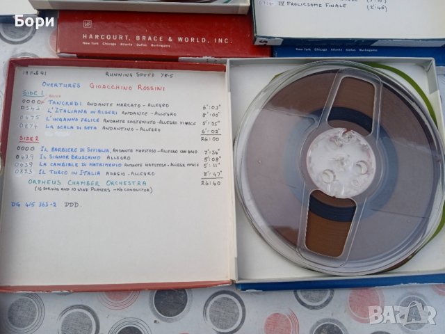 Магнетофонни ролки 18см , снимка 3 - Декове - 39317026