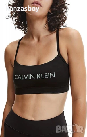 Calvin Klein Performance Low Support Sport Bra - страхотно дамско бюстие НОВО М