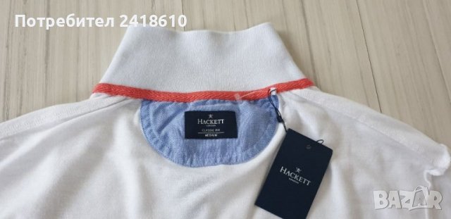 Hackett Pique Cotton Mens Size M НОВО! ОРИГИНАЛНА Тениска!, снимка 4 - Тениски - 40013332