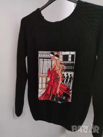 Черен пуловер 🖤