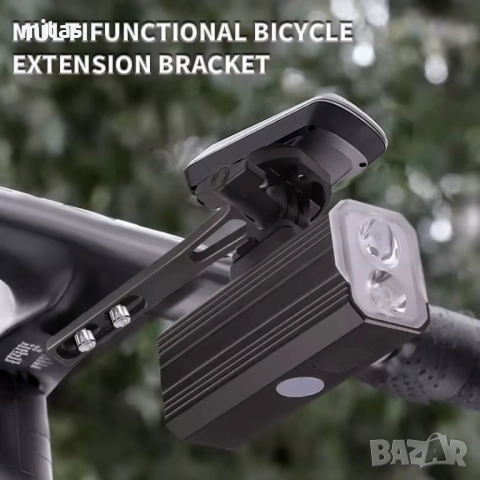 Предна LED светлина за велосипед, USB-TYPE-C, 800LM, 2600mAh, Алуминий, снимка 4 - Аксесоари за велосипеди - 52325690