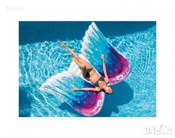 Надуваем дюшек Ангелски крила INTEX, снимка 2 - Къмпинг мебели - 37361162