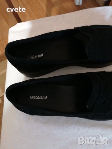 Дамски черни обувки леки подшити платформа, снимка 6 - Дамски ежедневни обувки - 40681693