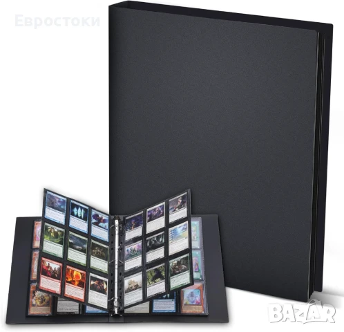 Албуми за колекционерски картички Lictin, 540 джоба, прозрачни калъфи за колекционерски картички, 30, снимка 9 - Колекции - 50677807