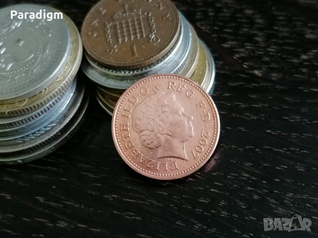 Монета - Великобритания - 1 пени | 2007г., снимка 2 - Нумизматика и бонистика - 29410867