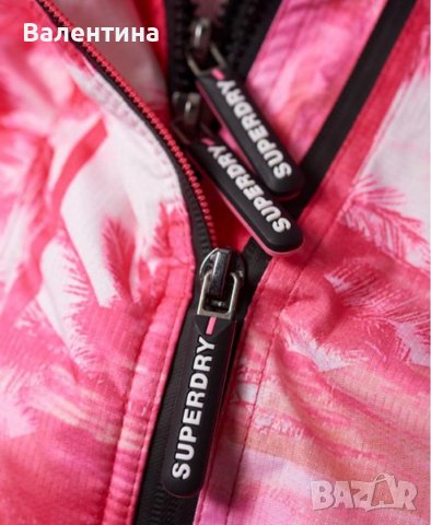 Разпродажба! XL, Дамско яке Superdry Women's Windbreaker Black Edition SD-Windcheater, снимка 5 - Якета - 38168077