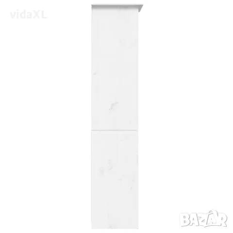 vidaXL Етажерка за книги BODO бяла 82x40x173 см бор масив 5 нива, снимка 4 - Етажерки - 56147364