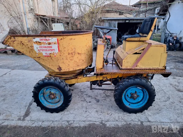 Дъмпер 4х4 20к.с.дизел Ruggerini въртящ леген с хидравлика, снимка 13 - Индустриална техника - 49425498