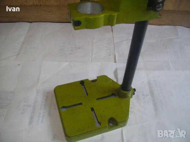 HANSEATIC НОВА НЕМСКА СТОЙКА ЗА БОРМАШИНА ОЛЕКОТЕНА АЛУМИНИЕВА 2,0 кг/работен ход 60 мм, снимка 9 - Бормашини - 48253332