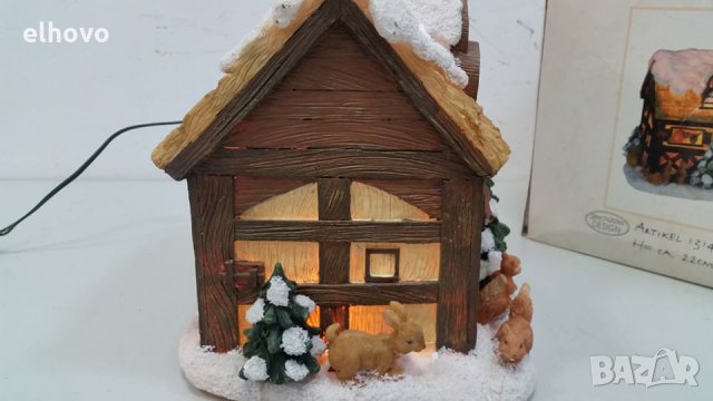 Светеща коледна къщичка, снимка 3 - Други ценни предмети - 30124677