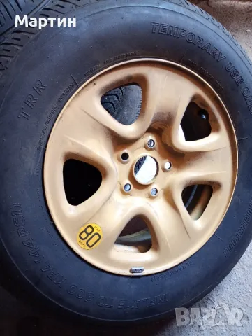 Гума + Джана ,джипова за аварийно временно използване Bridgestone/ 225/70/16 Suzuki Grand Vitara , снимка 5 - Гуми и джанти - 37752519