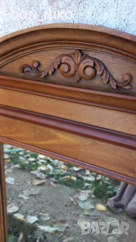 Голямо Дървено огледало, снимка 5 - Антикварни и старинни предмети - 52179649