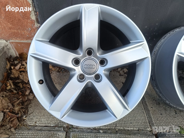 ОРИГИНАЛНИ джанти 17 ' цола 5x112 7J ET37 AUDI VW / Ауди Фолксваген, снимка 6 - Гуми и джанти - 52914559