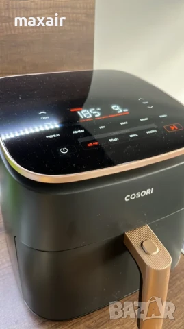 Фритюрник с горещ въздух Cosori TurboBlaze CAF-DC602, 6L, Черен*Безплатна доставка*Гаранция 2 години, снимка 9 - Фритюрници - 51078738