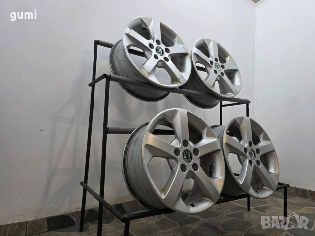4бр 16ски джанти за SKODA 5х112мм A161219 , снимка 6 - Гуми и джанти - 53332973