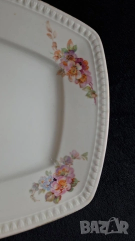 Винтидж порцеланов сервиз за хранене - Hermann Ohme, Silesia (1900–1920 г), снимка 9 - Сервизи - 53298089