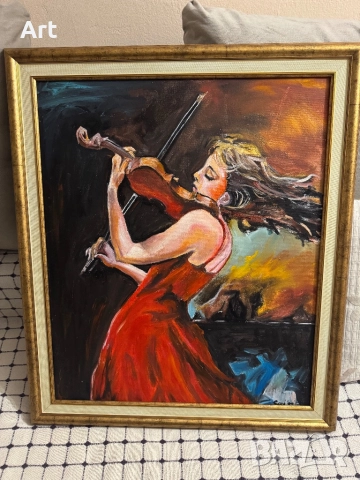 Картина на цигуларка