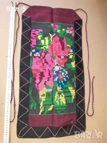 Автентична тъкана рядка вълнена престилка , носия