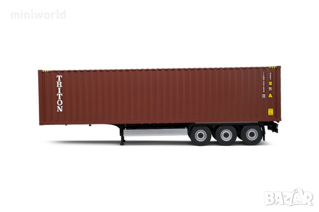 Полу-ремарке Container TRITON - мащаб 1:24 на Solido моделът е нов в кутия, снимка 2 - Колекции - 42920769