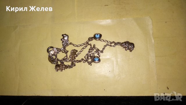 НЕЖНА СРЕБЪРНА СКЪПОЦЕННА ФИНА ГРИВНА СРЕБРО 925 с ФИГУРАЛНИ ВИСУЛКИ 29163, снимка 10 - Гривни - 38332468