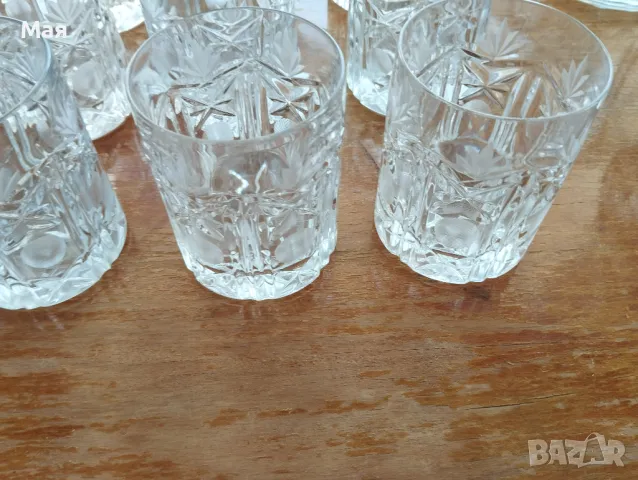Елегантни кристални чаши за уиски, снимка 3 - Чаши - 50370347