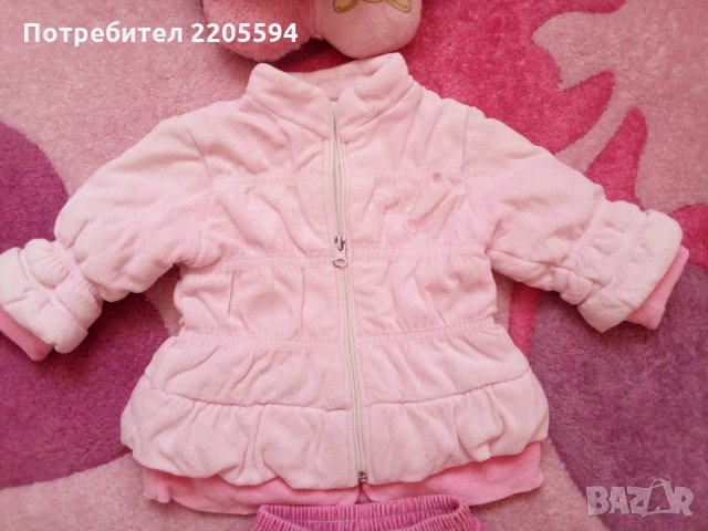 Термо джинси със кокетно якенце и красива шапка, снимка 4 - Детски якета и елеци - 30024194