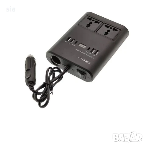  Преобразувател на напрежение 12V/24V към 220V 200W, снимка 2 - Аксесоари и консумативи - 48940744