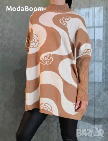 Дамска широка туника Различни цветове , снимка 3 - Туники - 48354294