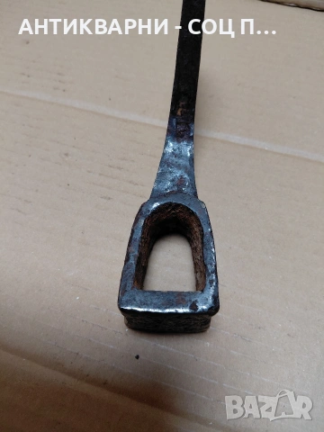 Соц Стара Ръчно Кована Брадва 1.200кг. НОМЕР 1321., снимка 7 - Антикварни и старинни предмети - 54102177