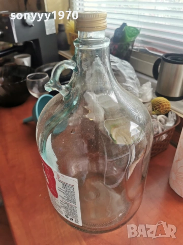 5L СТЪКЛЕНА ДАМАДЖАНА ЗА РАКИЯ 2204261254, снимка 12 - Колекции - 54277329