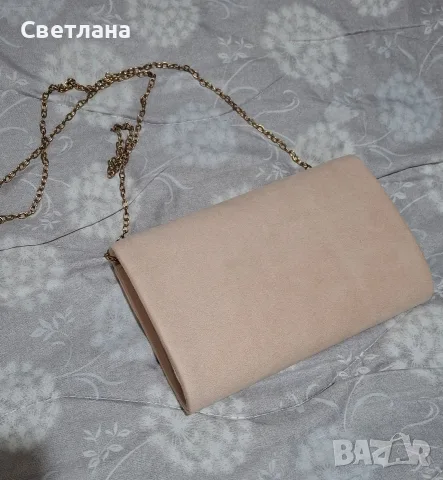 Дамска чанта бежова, снимка 4 - Чанти - 56477468