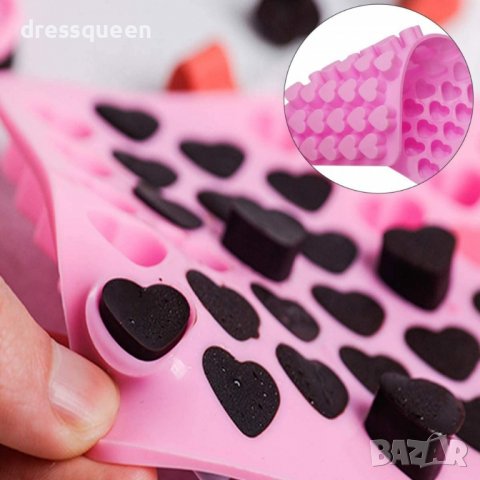 3154 Силиконова форма за бонбони във формата на сърце, снимка 13 - Форми - 37425214