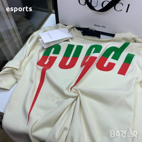 Мъжка тениска G U C C I The Blade M Medium Oversized Fit